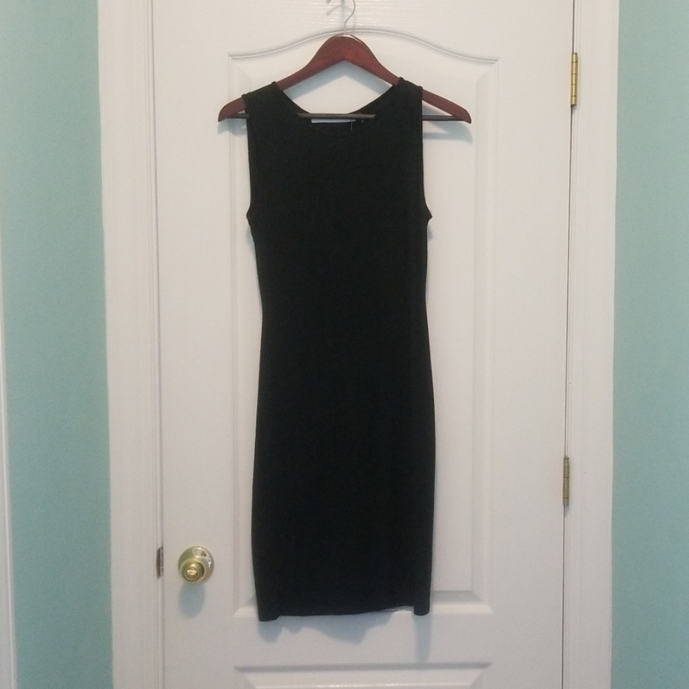 Susana Monaco Black Sleeveless Midi Dress